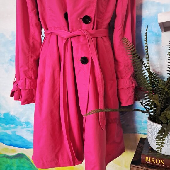 Gap women's hot pink pea coat, size M - Picture 5 of 8